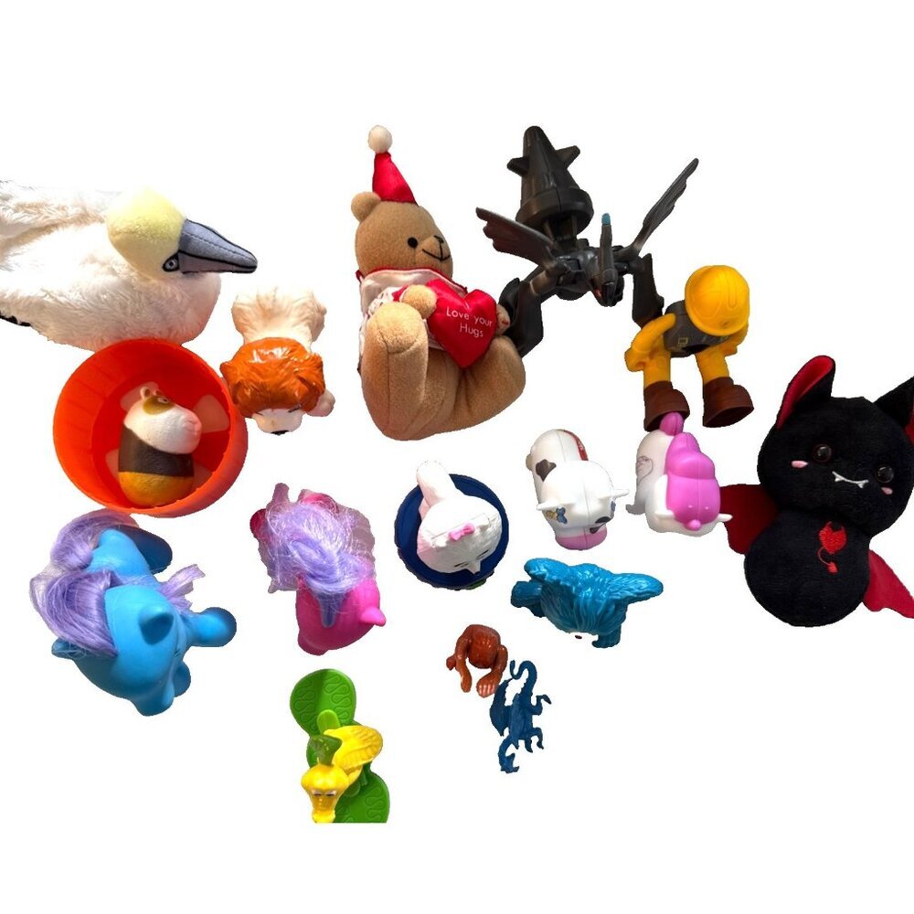 16 Lot Plush Pony's McDonald's Pokemon Star Wars Secret Life Of Pets